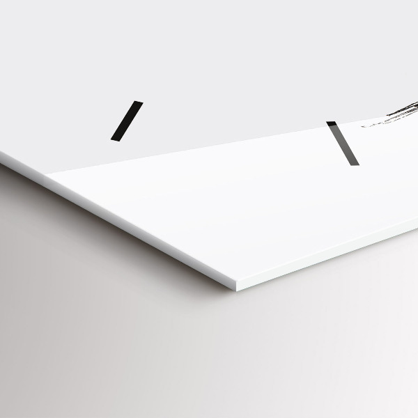 Horizontálne hodiny Abstraktný medveď