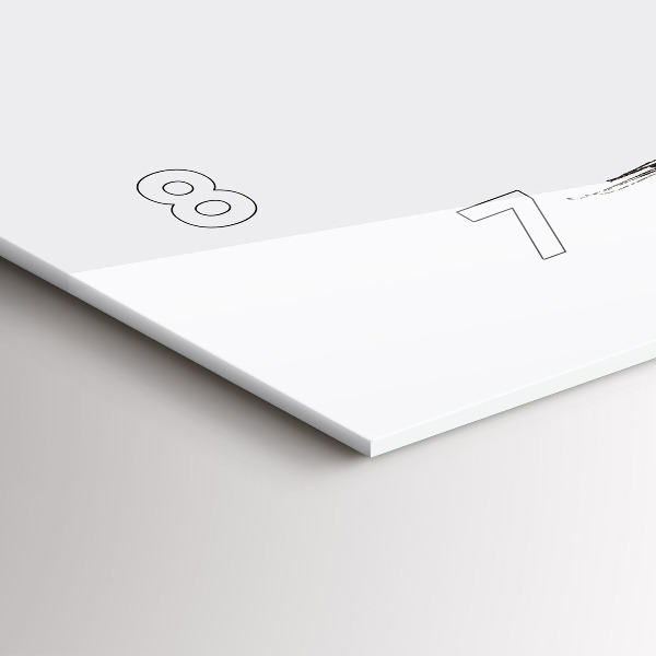 Horizontálne hodiny Abstraktný medveď