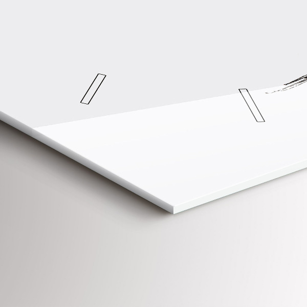 Horizontálne hodiny Abstraktný medveď