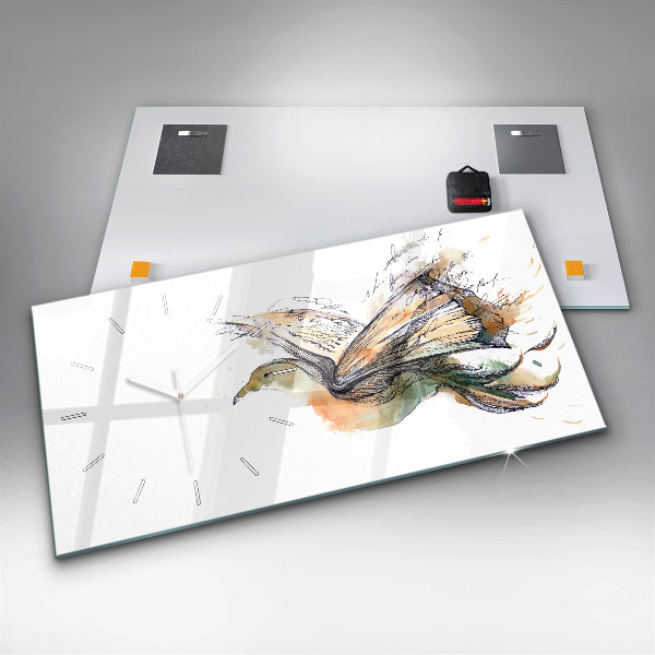 Horizontálne hodiny Kniha vtákov