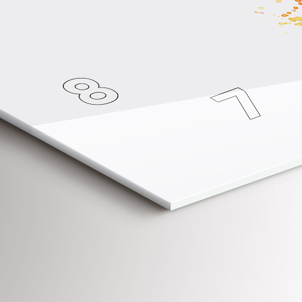 Horizontálne hodiny Maľovaný bicykel