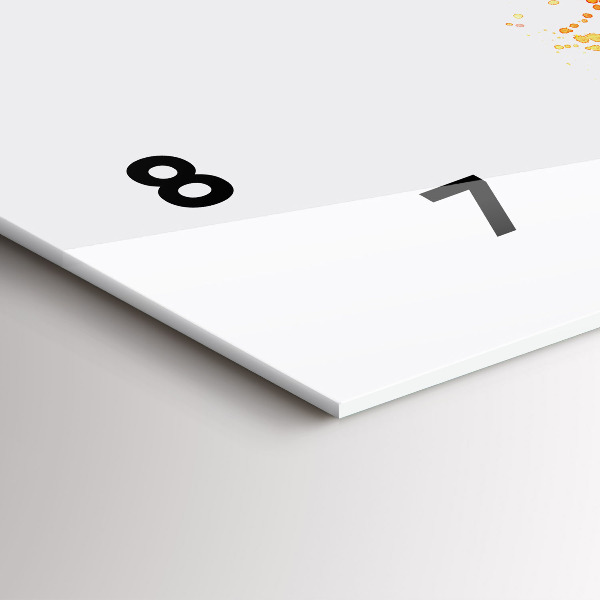 Horizontálne hodiny Maľovaný bicykel