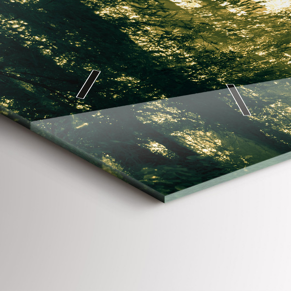 Horizontálne hodiny Lesné slnečné lúče