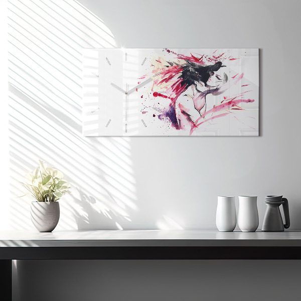 Horizontálne hodiny Milovníci abstrakcie