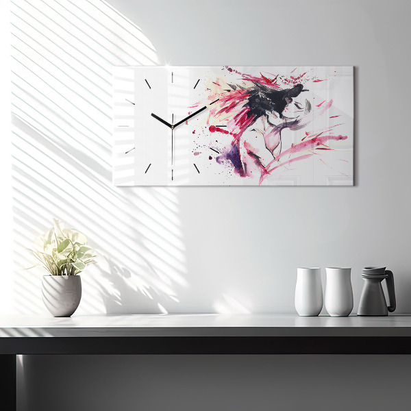 Horizontálne hodiny Milovníci abstrakcie