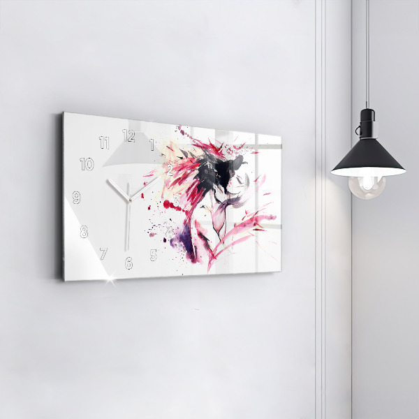 Horizontálne hodiny Milovníci abstrakcie