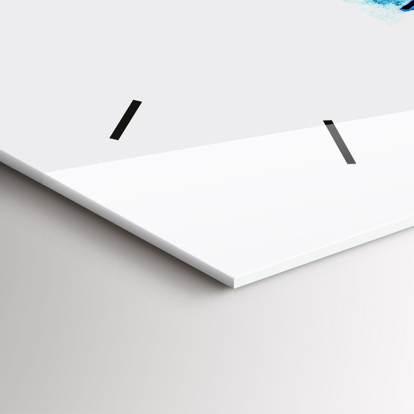 Horizontálne hodiny Surfová doska