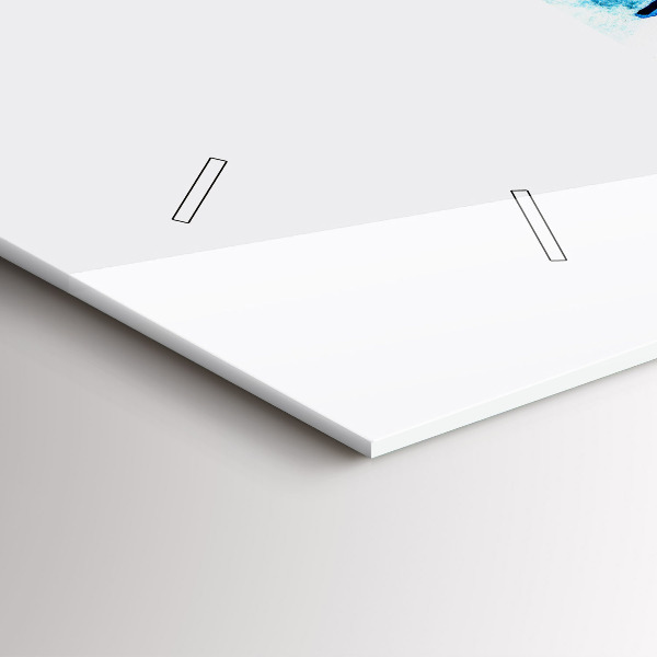 Horizontálne hodiny Surfová doska