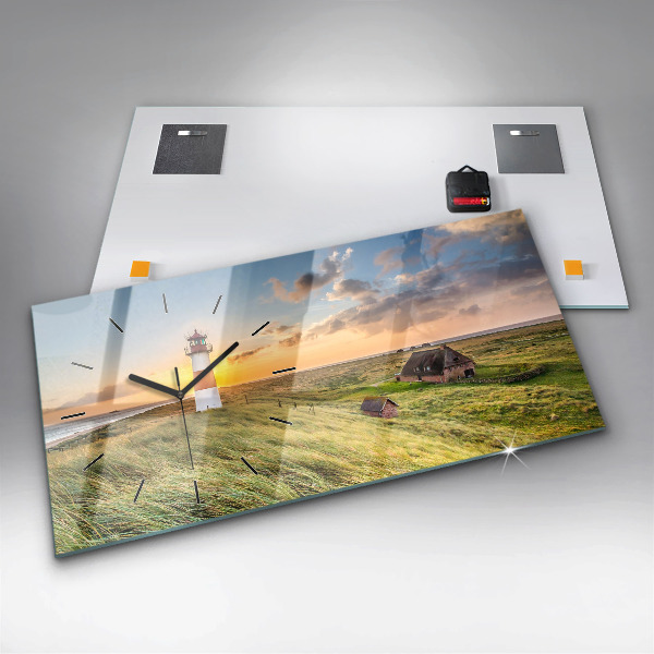 Horizontálne hodiny Maják