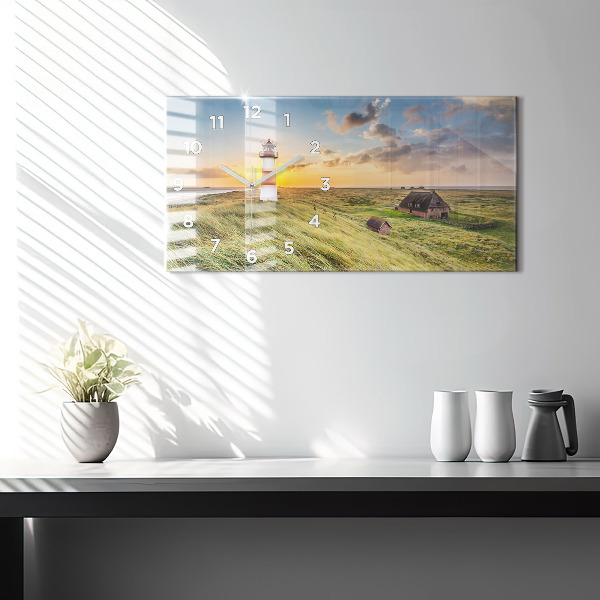 Horizontálne hodiny Maják