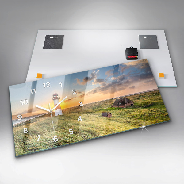 Horizontálne hodiny Maják