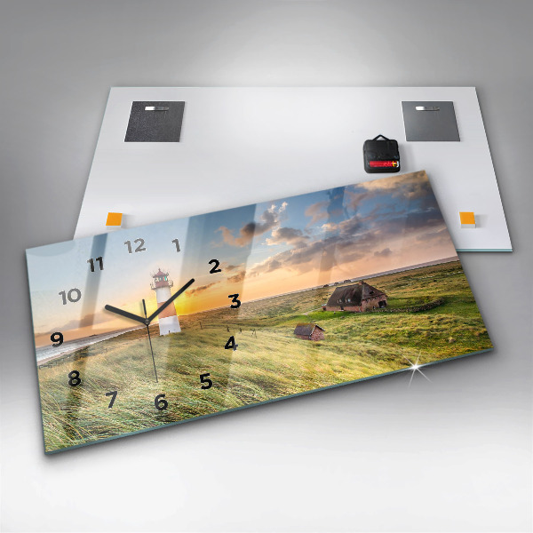 Horizontálne hodiny Maják