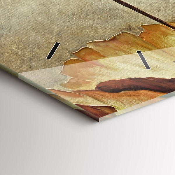 Horizontálne hodiny Maľované maky