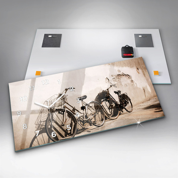 Horizontálne hodiny Taliansky bicykel