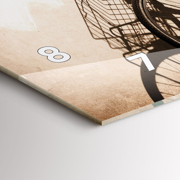 Horizontálne hodiny Taliansky bicykel