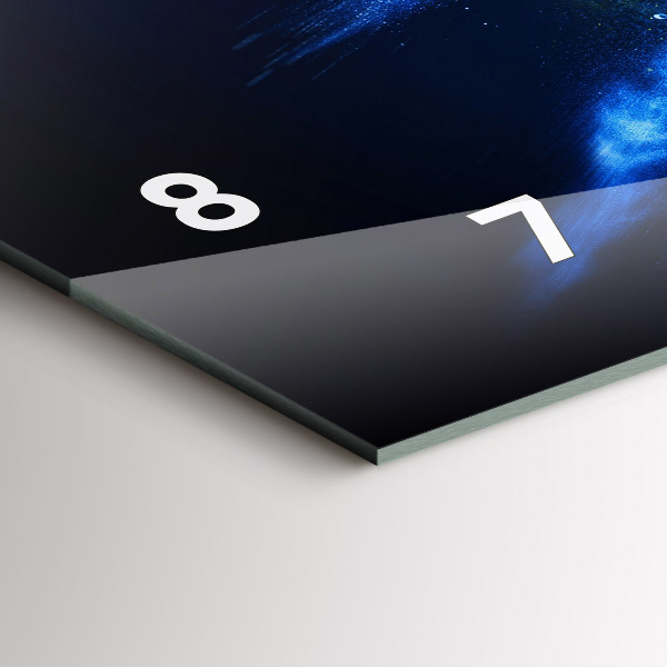 Horizontálne hodiny Farebný papagáj