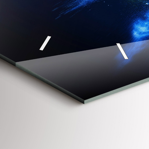 Horizontálne hodiny Farebný papagáj