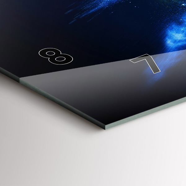 Horizontálne hodiny Farebný papagáj