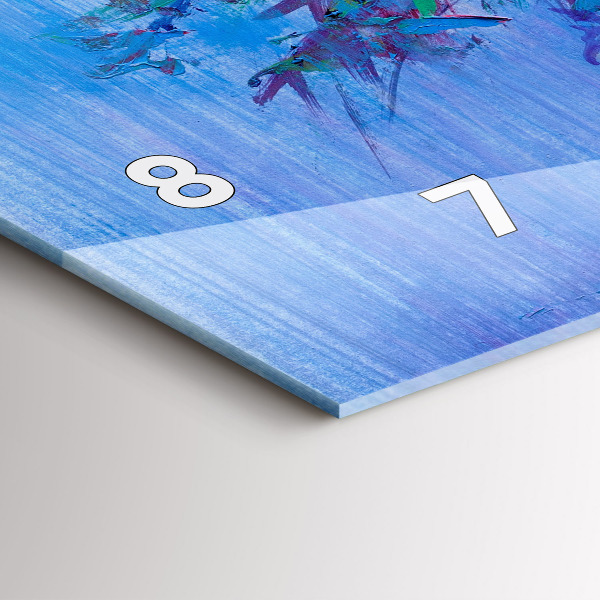 Horizontálne hodiny Kvety vo váze