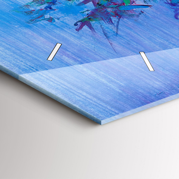 Horizontálne hodiny Kvety vo váze