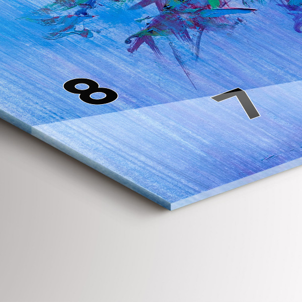 Horizontálne hodiny Kvety vo váze