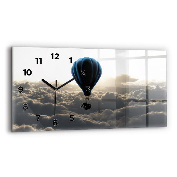 Horizontálne hodiny Balón na oblohe