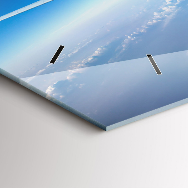 Horizontálne hodiny Oblačné lietadlo