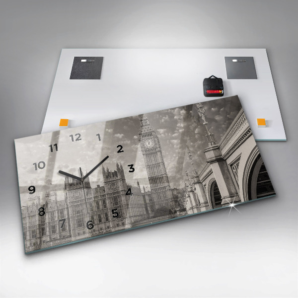 Horizontálne hodiny Londýn Anglicko Big Ben
