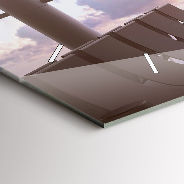 Horizontálne hodiny Muž na letisku