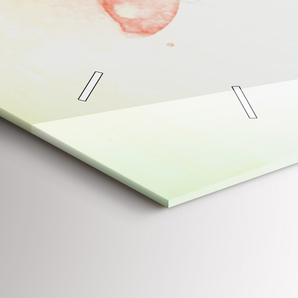 Horizontálne hodiny Abstraktná ženská tvár