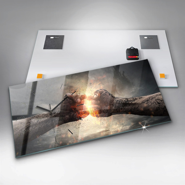 Horizontálne hodiny Päste Sila Sila