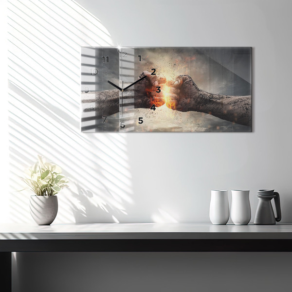 Horizontálne hodiny Päste Sila Sila