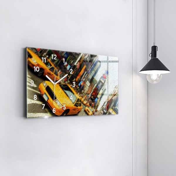 Horizontálne hodiny New York City taxíky