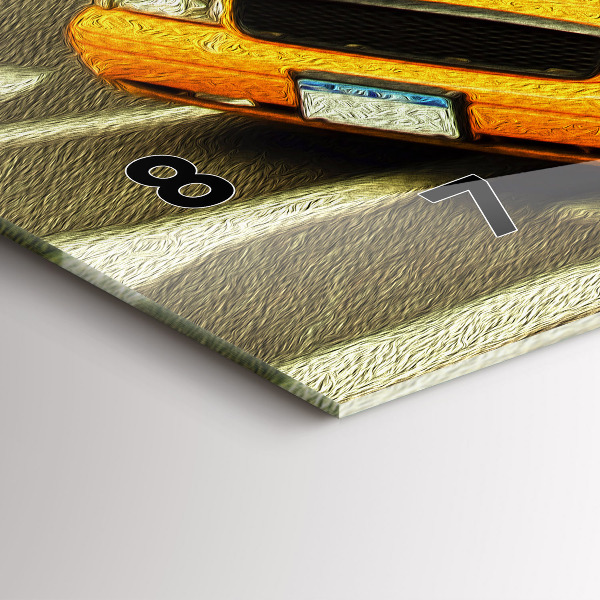 Horizontálne hodiny New York City taxíky