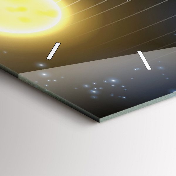 Horizontálne hodiny Slnečná sústava