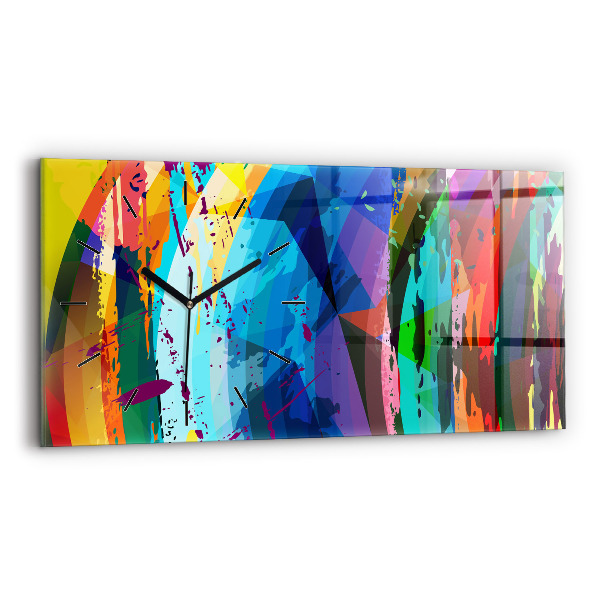 Horizontálne hodiny abstraktné pozadie