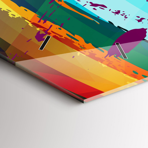 Horizontálne hodiny abstraktné pozadie