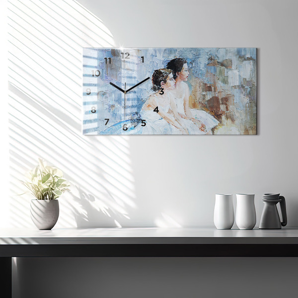 Horizontálne hodiny Mladé baletky