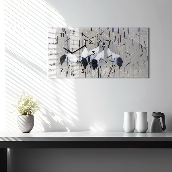 Horizontálne hodiny Žeriavy v rákosí