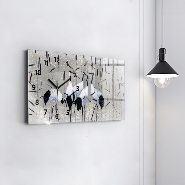 Horizontálne hodiny Žeriavy v rákosí