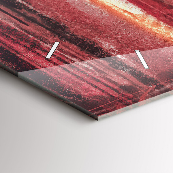 Horizontálne hodiny Mladý pár v láske