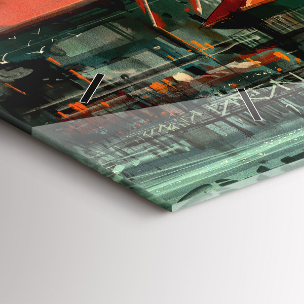 Horizontálne hodiny Rybárska dedina