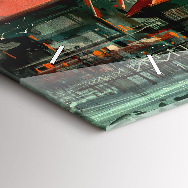 Horizontálne hodiny Rybárska dedina