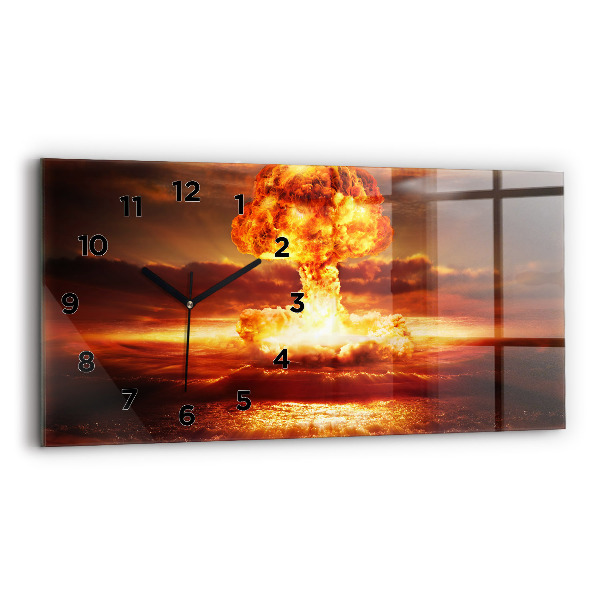 Horizontálne hodiny Výbuch atómovej bomby