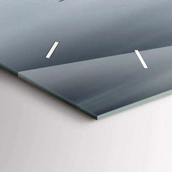 Horizontálne hodiny Vojenské lietadlo za letu