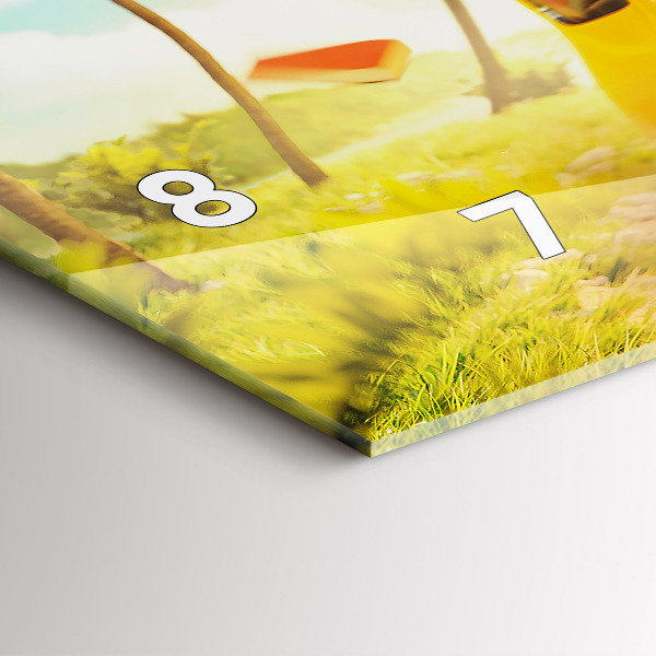 Horizontálne hodiny Auto so surfom