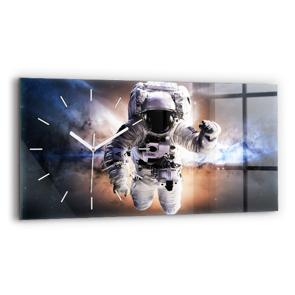 Horizontálne hodiny Astronaut vo vesmíre