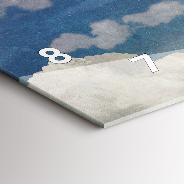 Horizontálne hodiny Dievča na Mesiaci