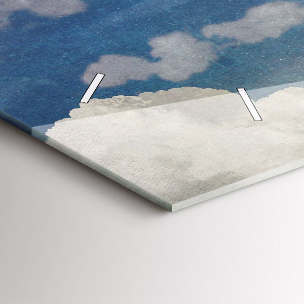 Horizontálne hodiny Dievča na Mesiaci