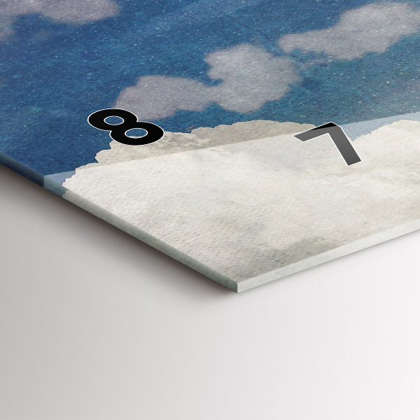 Horizontálne hodiny Dievča na Mesiaci